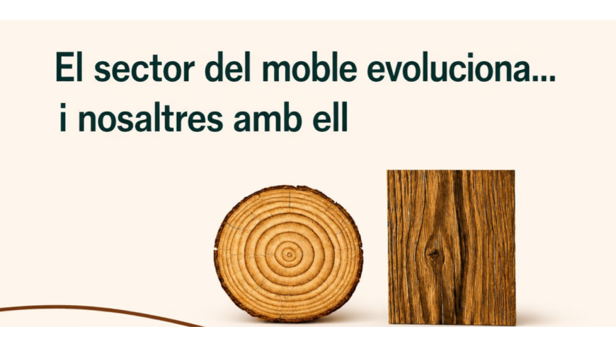 El sector del moble evoluciona… i nosaltres amb ell