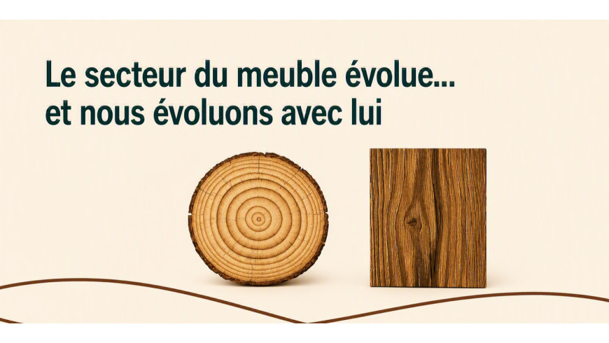 Le secteur du meuble évolue… et nous évoluons avec lui